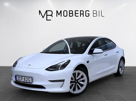 Tesla Model 3 Long Range AWD 440hk Helg på Moberg! Pano Läder B-Kamera