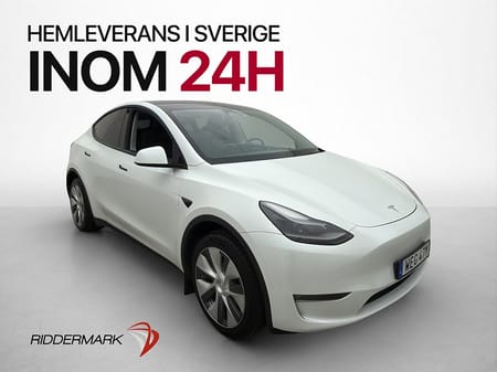 Tesla Model Y Long Range AWD Värmepump Dragkrok Svensksåld