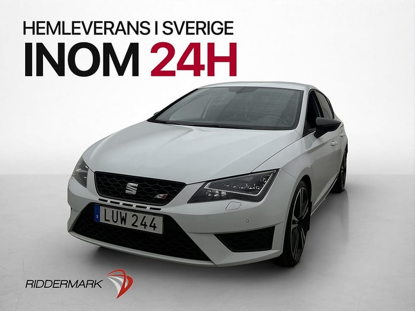 Bild 1 av SEAT León Cupra 2.0 TSI 280hk Kamera Halvskinn Seat-Sound