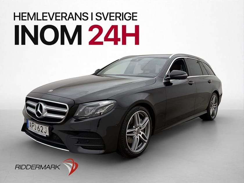 Bild 3 av Mercedes-Benz E 300 T d E300 245hk AMG Cockpit Wide 360° Skinn Drag