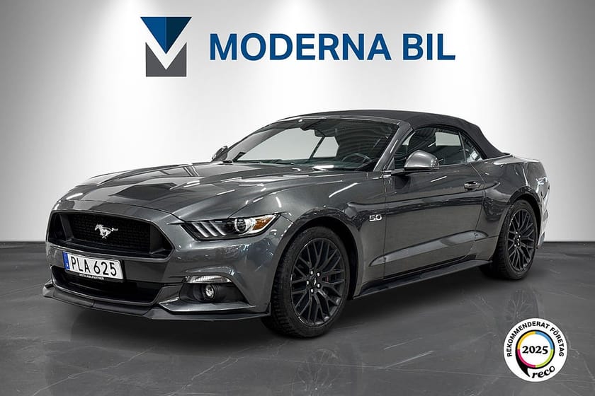 Bild 1 av Ford Mustang GT Cabriolet Convertible SelectShift 421HK SV-såld Navi B-kam