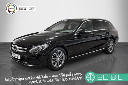Mercedes-Benz C 200 T d red AVANTGARDE VÄRMARE BACKKAMERA VÄLSERVAD DRAG