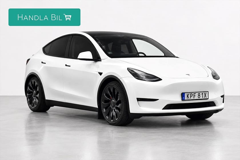 Bild 4 av Tesla Model Y Performance Autopilot Pano Skinn Rattv Moms 534hk