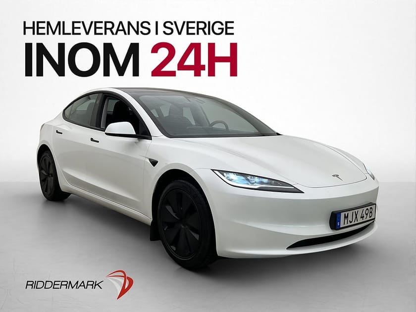 Bild 1 av Tesla Model 3 Long Range RWD Bakre Display Svensksåld MOMS