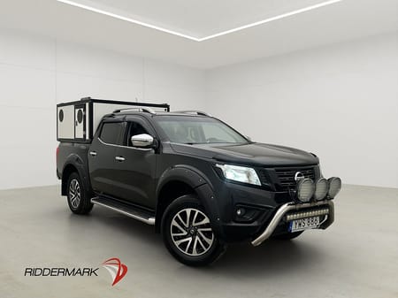 Nissan Navara Dubbelhytt Tekna 4WD HUNDKÅPA Taklucka Drag Skinn Diff