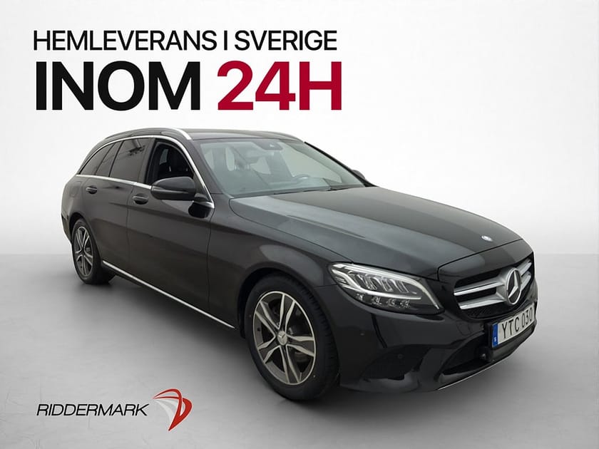 Bild 1 av Mercedes-Benz C 220 T d 194hk B-Kamera Drag Navi Halvskinn