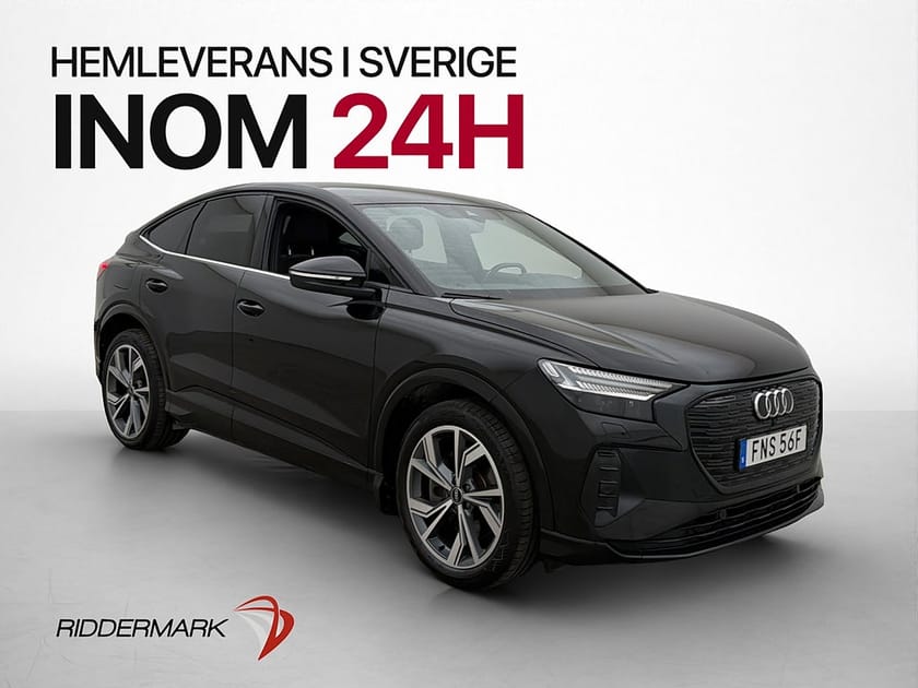 Bild 1 av Audi Q4 40 Sportback e-tron Drag Kamera CarPlay Värmepump