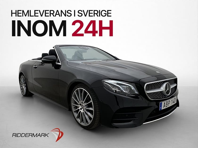 Bild 3 av Mercedes-Benz E 300 Cabriolet 245hk AMG Line Burmester Wide HUD 360°