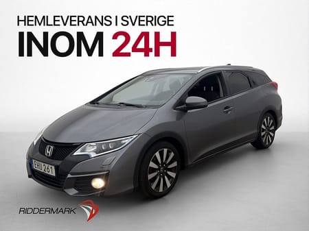 Honda Civic Tourer 1.8 i-VTEC 142hk Drag Backkamera M-värmare