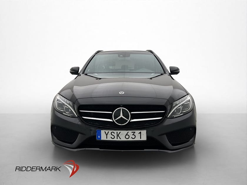 Bild 2 av Mercedes-Benz C 200 T 184hk AMG Pano Burmester Värm Luft 360°