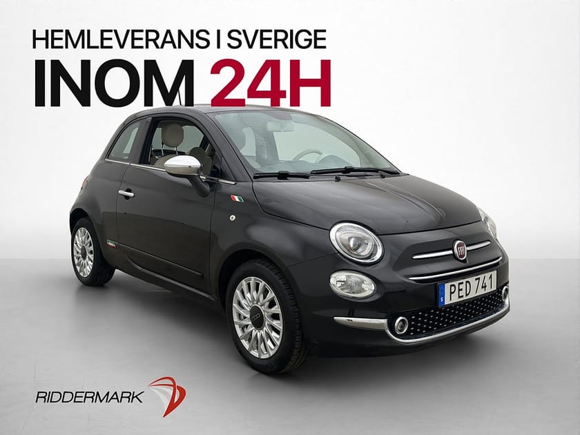 Bild 3 av Fiat 500 1.2 69hk Lounge Panorama Sensorer 0,48l/mil