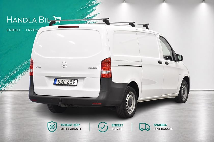 Bild 5 av Mercedes-Benz Vito 110 CDI 2.8t L2 D-värm B-kam Moms Dragkrok