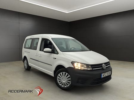 Volkswagen Caddy Maxi Life 7-Seater 5-Sits Dragkrok Farthållare MOMS