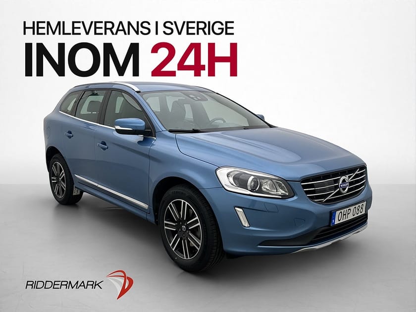 Bild 1 av Volvo XC60 D4 190hk AWD Classic Summum Skinn Värmare Drag