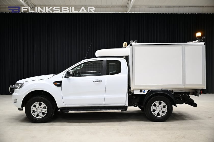 Bild 2 av Ford Ranger SuperCab 2.2 TDCi 160HK Servicebil|Kåpa|V-Inredd|MktUtrustning