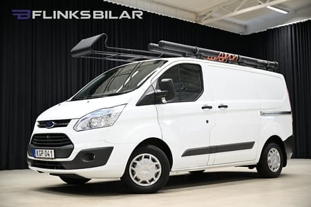 Ford Transit Custom 270 125HK Servicebil|Dubbeldörr|Inredd|Drag|Värmare
