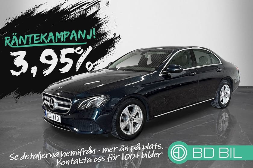 Bild 1 av Mercedes-Benz E 220 d 4MATIC E220d PANORAMA BACKKAMERA TVÅ BRUKARE DRAG
