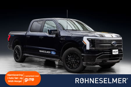 Ford F-150 Lightning Standard Range RÅ ELEKTRISK PICK UP MED 5 SETER/Garanti ut 2030