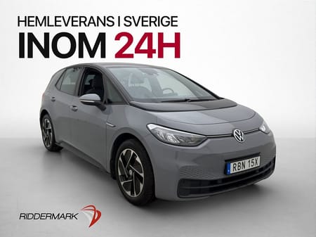 Volkswagen ID.3 Pro Performance 204hk Värmare Navi CarPlay