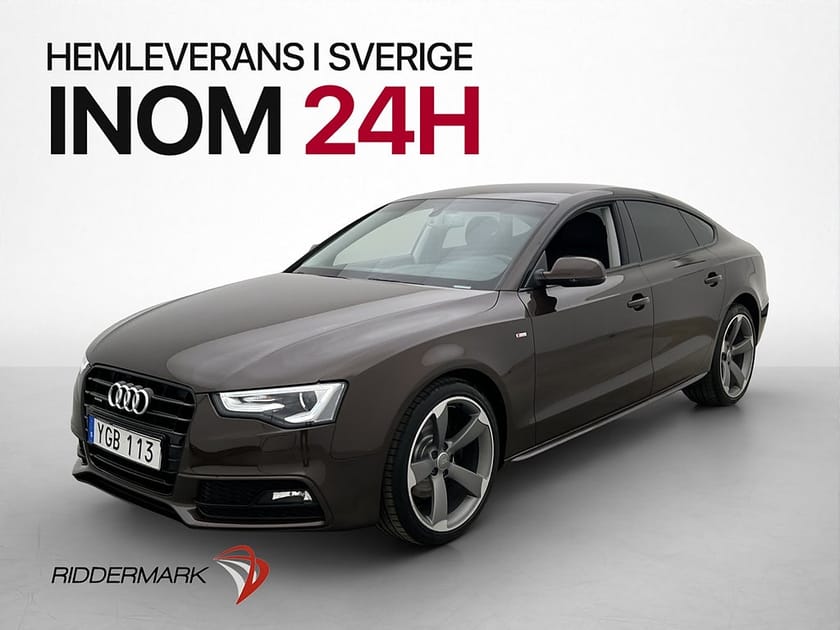 Bild 3 av Audi A5 Sportback 2.0 TDI 190hk Quattro S-Line Alcantara