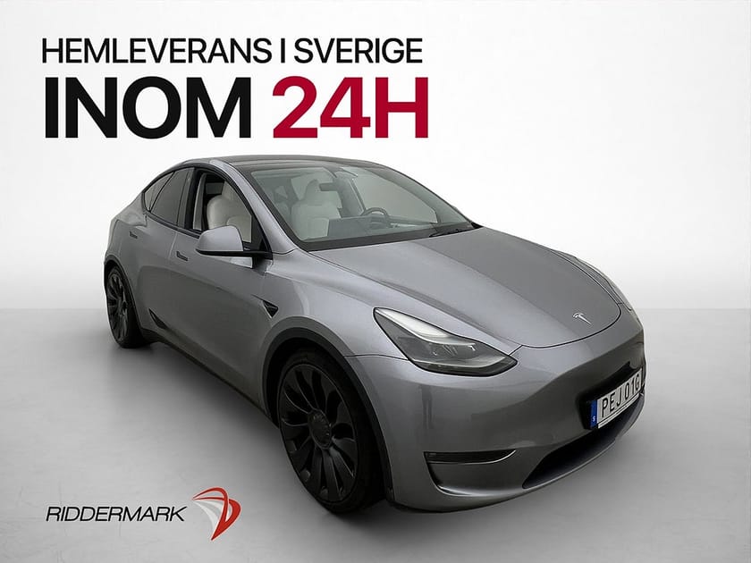Bild 1 av Tesla Model Y Performance AWD AP Ljus-Interiör Drag MOMS