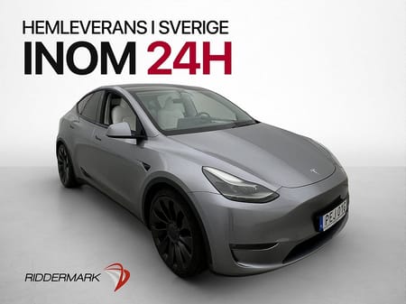 Tesla Model Y Performance AWD AP Ljus-Interiör Drag MOMS