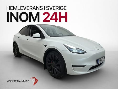 Tesla Model Y Performance AWD 1 Brukare Moms Drag Värmare AP