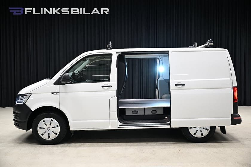 Bild 4 av Volkswagen Transporter 4Motion DSG 150HK Dubbeldörr|Dubbelgolv|LED|Moms|SeUtr!