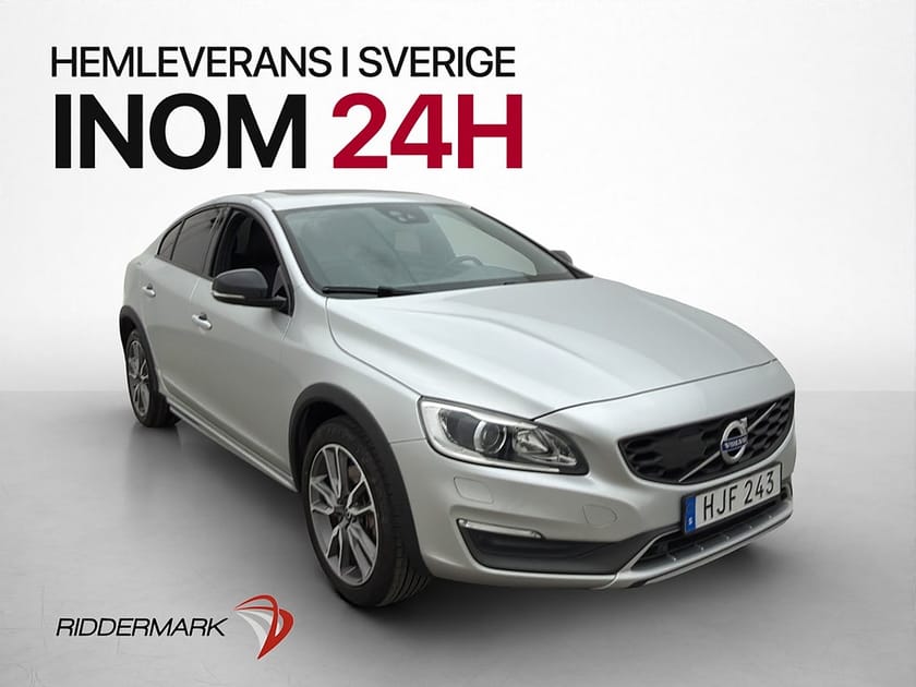 Bild 1 av Volvo S60 Cross Country D4 AWD Summum Taklucka Kamera Skinn