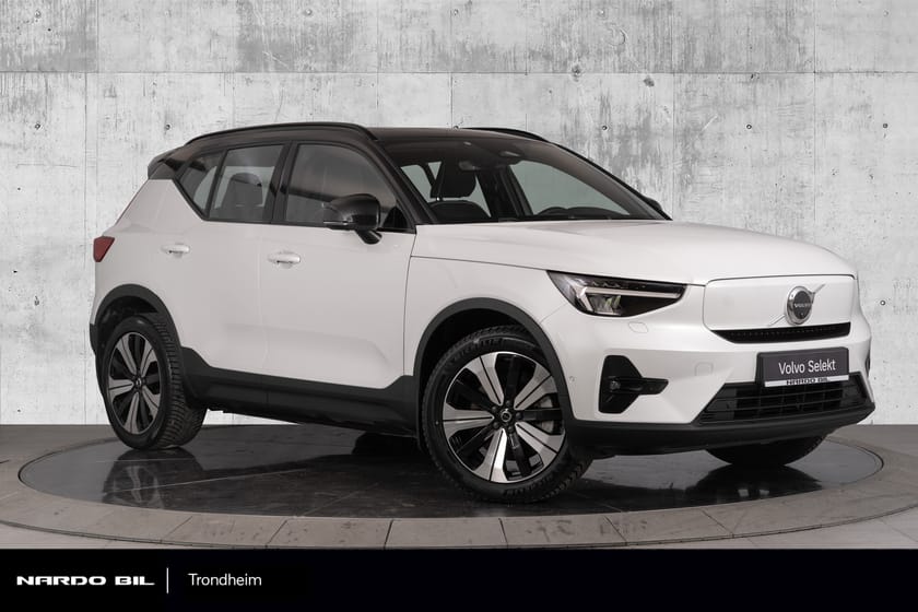Bilde 1 av Volvo XC40 Recharge Single Motor 231 hk Ultimate. Varmepumpe/Soltak/360/Harman Kardon