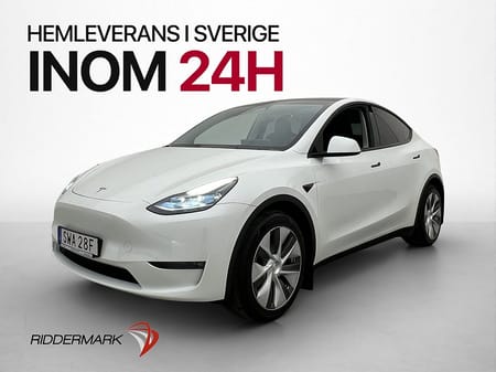 Tesla Model Y Long Range AWD Dragkrok Autopilot Skinn MOMS