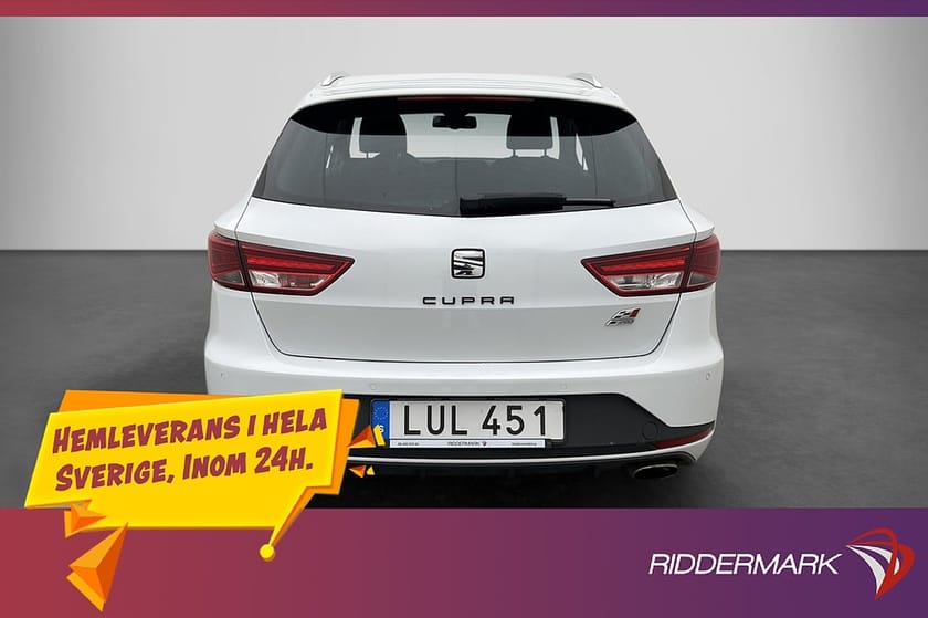 Bild 3 av SEAT León Cupra ST 280hk Halvskinn Värmare Navi P-Sensorer