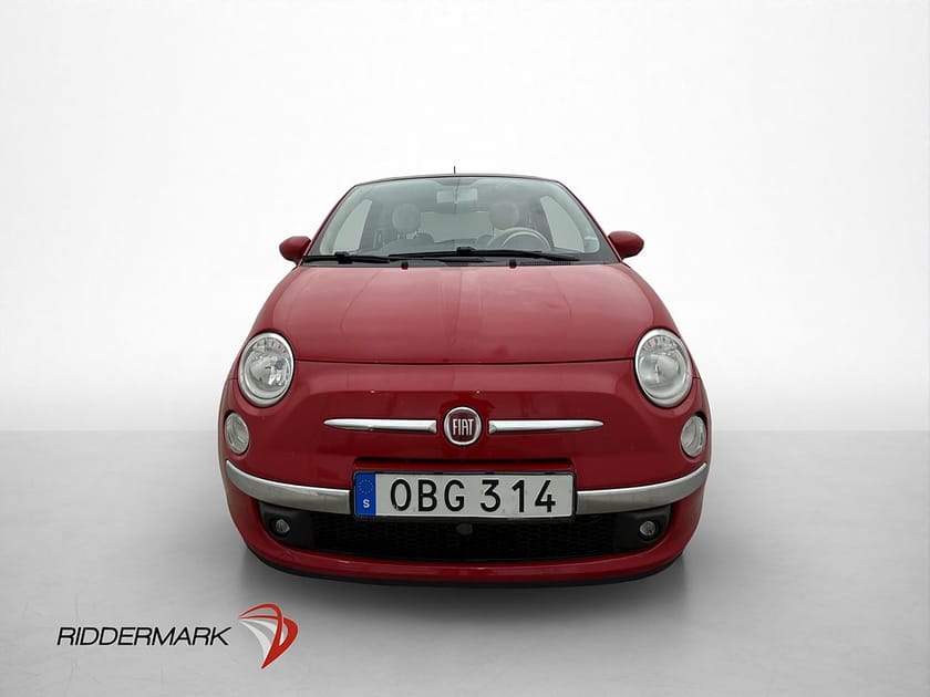 Bild 2 av Fiat 500 1.2 8V 69hk Lounge Taklucka Bluetooth Ny-Kamrem
