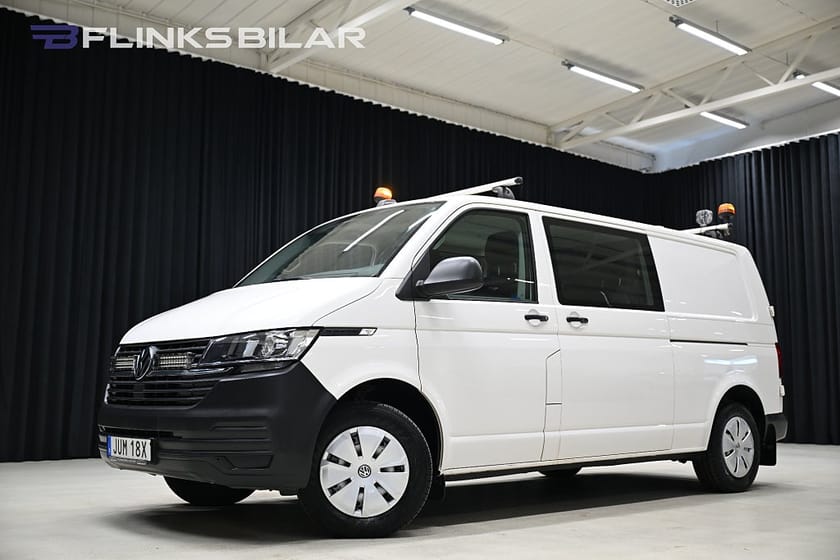 Bild 1 av Volkswagen Transporter Kombi 4Motion 150HK Dubbelhytt|Inredd|Enägare|Moms|SeUtr!!