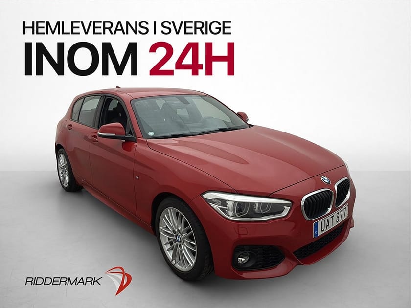 Bild 1 av BMW 118i M Sport 136hk Läderklädsel P-Sensorer 1-Brukare