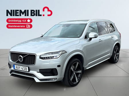 Volvo XC90 7-seater T6 AWD R-Design 360/Drag/mok/skinn/Elstol/Navi