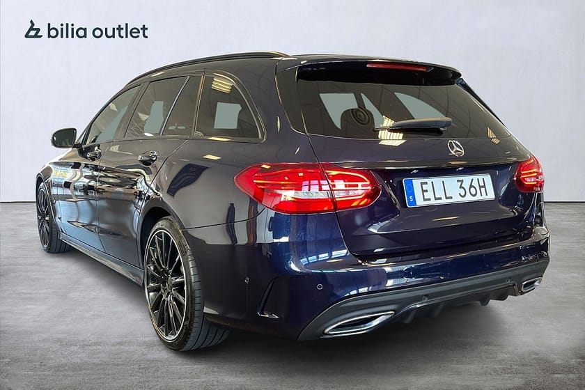 Bild 4 av Mercedes-Benz C 300 T de 300T AMG Line Night Ed. 306hk Drag Värmare Luftfjädring