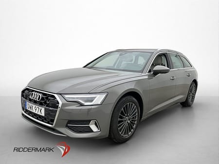 Audi A6 Avant 40 TDI quattro Cockpit Pano Värmare Kamera Skinn Drag Moms