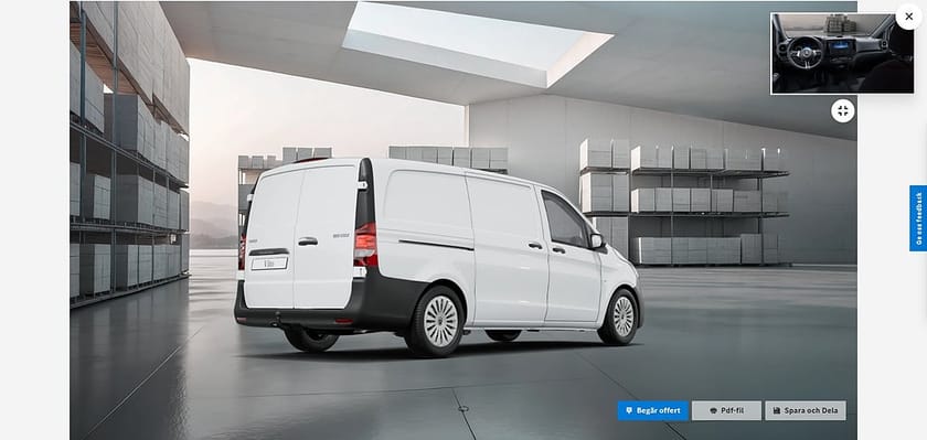 Bild 3 av Mercedes-Benz Vito 116 CDI 2.8t Skåp Lång PRO 3995kr/månaden