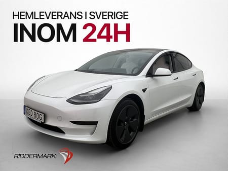 Tesla Model 3 Long Range AWD 440hk Ljus interiör Dragkrok