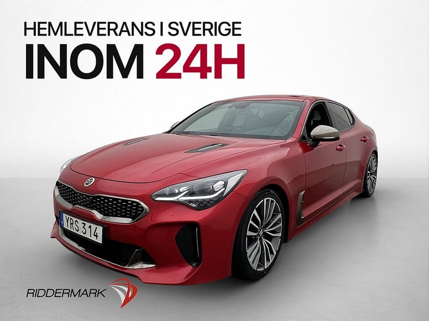 Bild 3 av Kia Stinger 2.2 CRDi AWD 200hk GT-line 360° HuD Navi Skinn