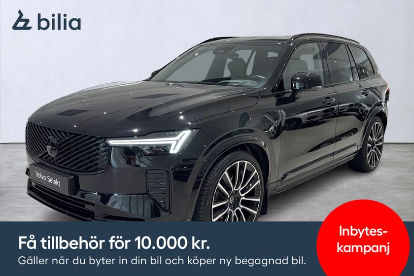 Bild 1 av Volvo XC90 T8 Ultra Black Edition. Dragkrok