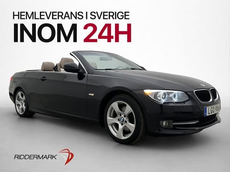 BMW 320d Convertible 320 184hk Skinn Farthållare Elstolar