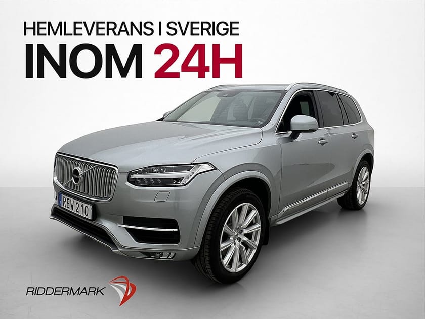 Bild 1 av Volvo XC90 T5 AWD 254hk Inscription 7-Sit Skinn Drag Värmare