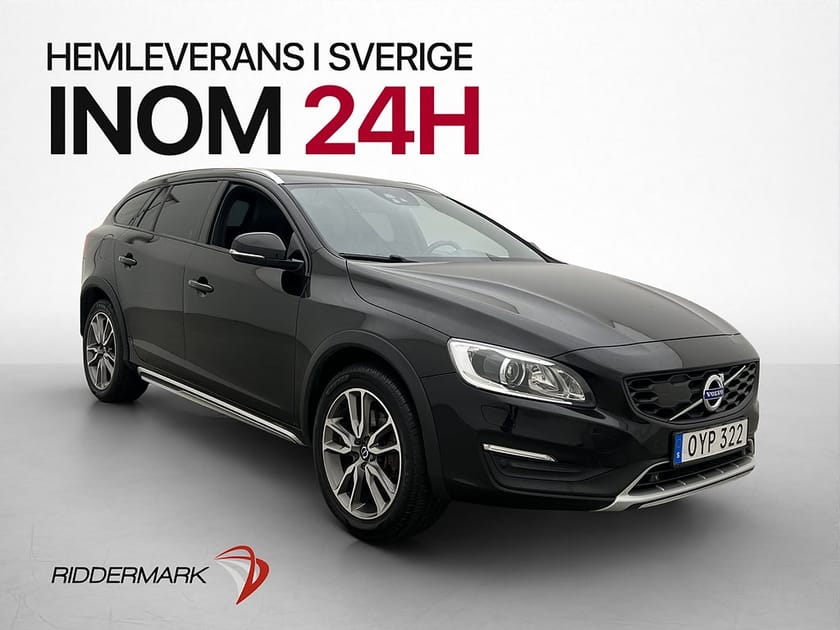 Bild 3 av Volvo V60 Cross Country D4 Classic Pro VOC D-Värm Skinn Navi