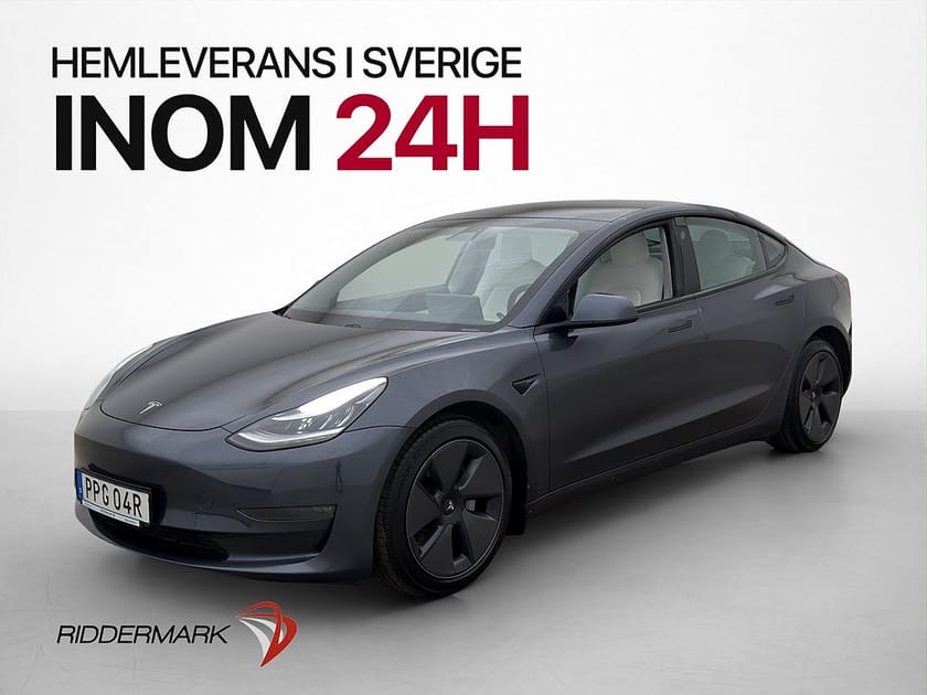 Bild 4 av Tesla Model 3 Long Range AWD MOMS Dragkrok Ljus Interiör