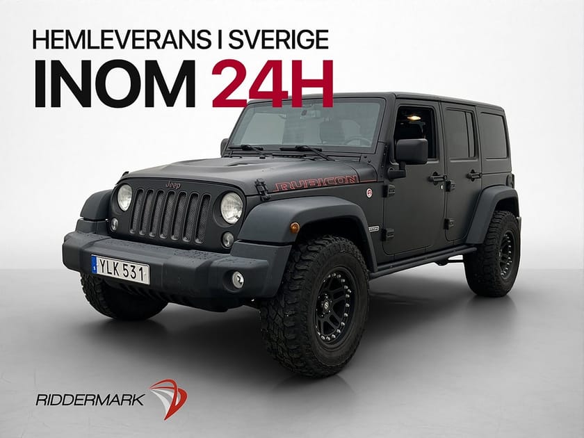 Bild 3 av Jeep Wrangler Unlimited 3.6 V6 4WD 284hk Rubicon Skinn Drag