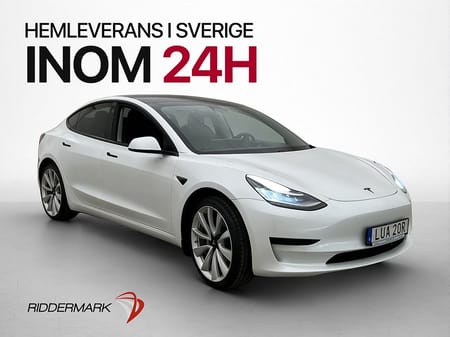 Tesla Model 3 Standard Range Plus 325hk Drag Pano SvSåld