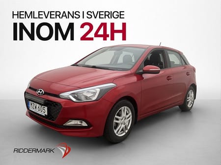 Hyundai i20 1.2 Comfort Rattvärme 1 Ägare 0.48 l/mil 84hk