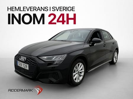 Audi A3 Sportback 35 TFSI 150hk Proline Cockpit Sensorer CarPlay MOMS